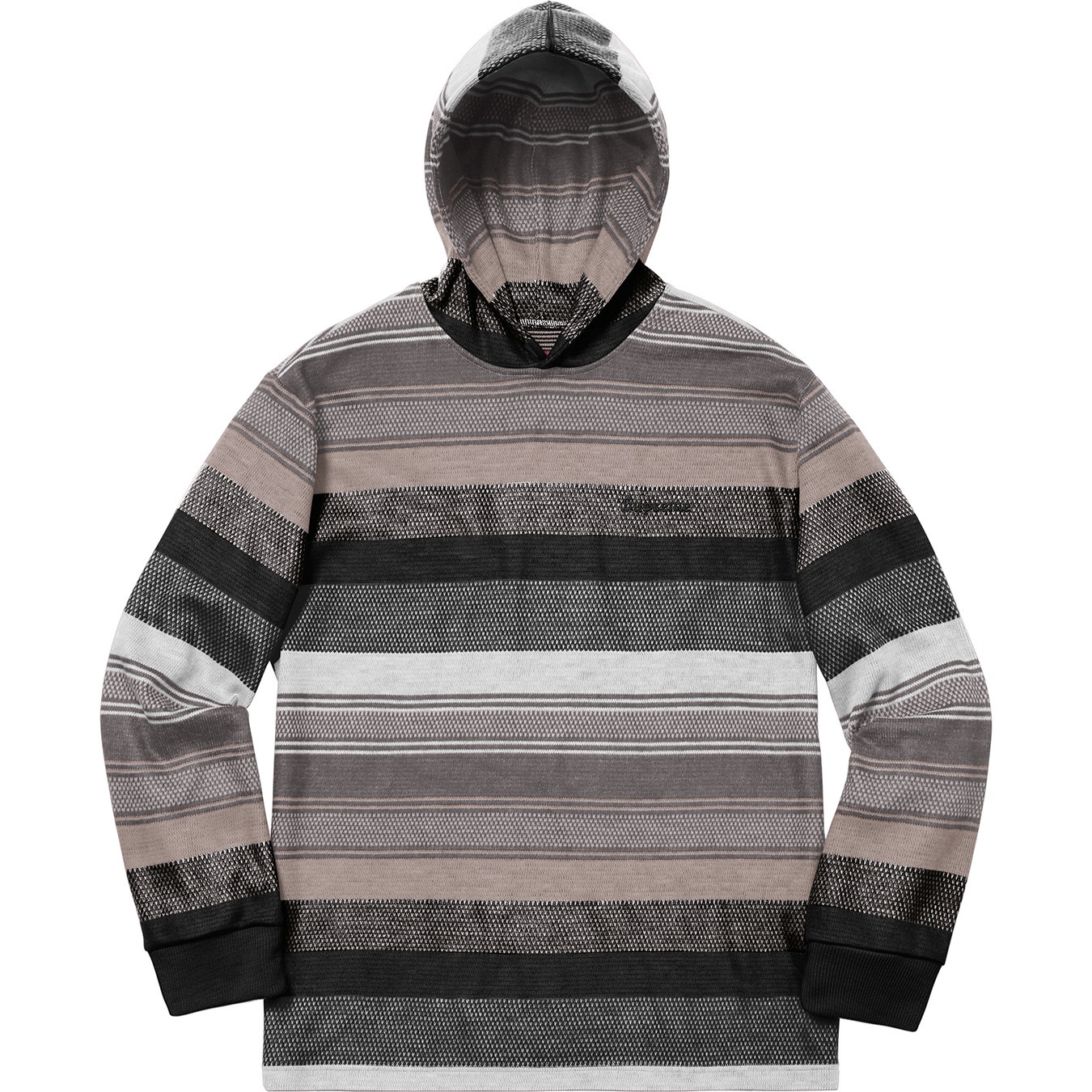 Knit Stripe Hooded L/S Top view 4